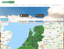 Tablet Screenshot of fietsroutenetwerk.nl